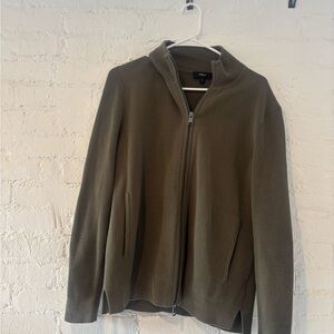Theory Full Zip-Up Knit Jacket
